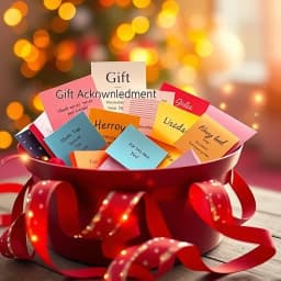 Gift Acknowledgement Message Generator icon