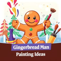 Gingerbread Man Painting Ideas icon