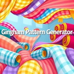 Gingham Pattern Generator icon