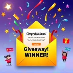 Giveaway Winner Email Template icon