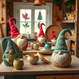 Gnome Pottery Painting Ideas icon