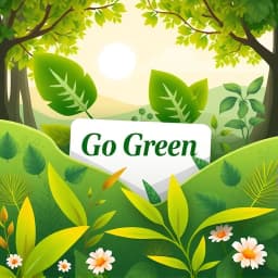 Go Green Email Template icon