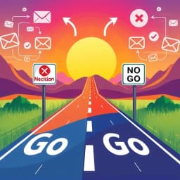 Go No Go Email Template icon