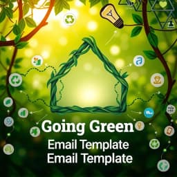 Going Green Email Template icon