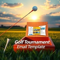 Golf Tournament Email Template icon