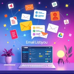 Google Drive Email List Template icon