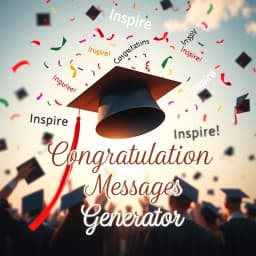 Graduation Ceremony Messages Generator icon