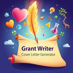 Grant Writer Cover Letter Generator icon
