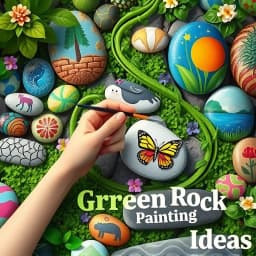 Green Rock Painting Ideas icon