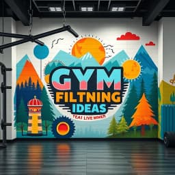 Gym Wall Painting Ideas icon