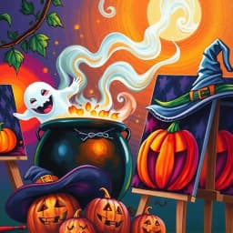 Halloween Acrylic Painting Ideas icon