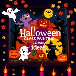 Halloween Glass Painting Ideas icon