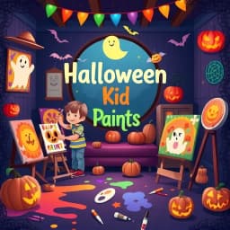 Halloween Kid Painting Ideas icon