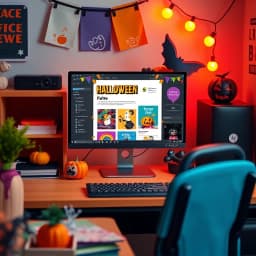 Halloween Office Email Template icon