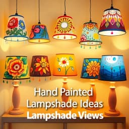 Hand Painted Lampshade Painting Ideas icon