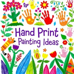 Hand Print Painting Ideas icon