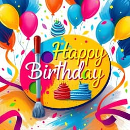 Happy Birthday Painting Ideas icon