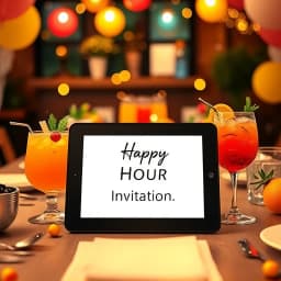 Happy Hour Invitation Email Template icon