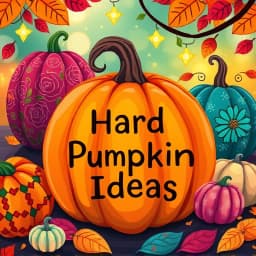 Hard Pumpkin Painting Ideas icon