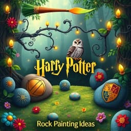 Harry Potter Rock Painting Ideas icon