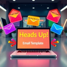 Heads Up Email Template icon