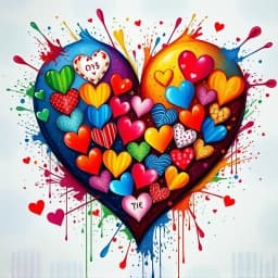 Heart Shaped Canvas Painting Ideas icon