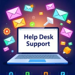 Help Desk Support Email Template icon