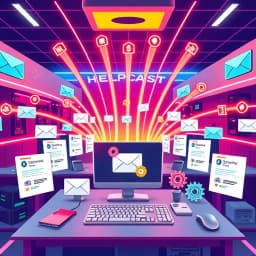 Help Desk Technical Support Email Template icon