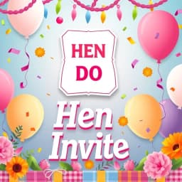 Hen Do Invite Email Template icon