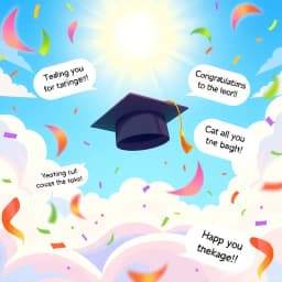 High School Graduation Congratulations Message Generator icon