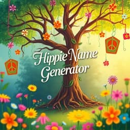Hippie Name Generator icon