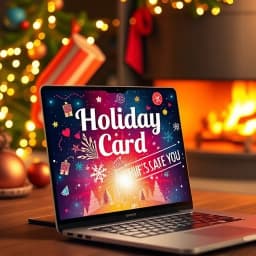 Holiday Card Email Template icon