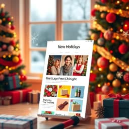 Holiday Email Newsletter Template icon