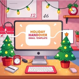 Holiday Handover Email Template icon