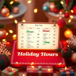 Holiday Hours of Operation Email Template icon