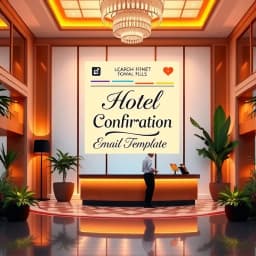Hotel Confirmation Email Template icon
