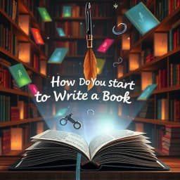 How Do You Start to Write a Book icon