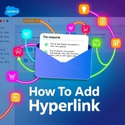 How to Add Hyperlink in Salesforce Email Template icon