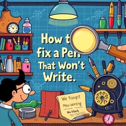 How to Fix a Pen That Won't Write icon