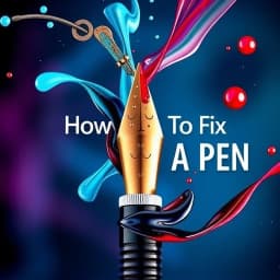 How to Fix a Pen with Ink That Won't Write icon