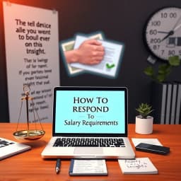 How to Respond to Salary Requirements via Email Template icon