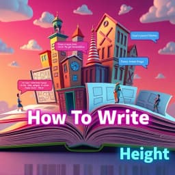 How to Write 5 4 Height icon