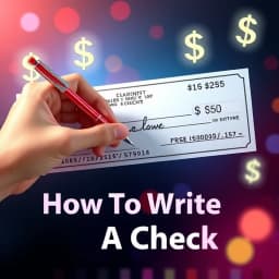 How to Write a 25 Dollar Check icon