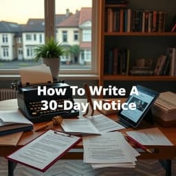 How to Write a 30 Day Notice to Landlord icon
