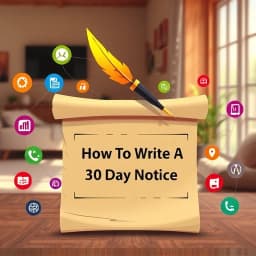 How to Write a 30 Day Notice to Move Out icon