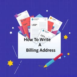 How to Write a Billing Address icon