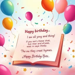 How to Write a Birthday Note icon