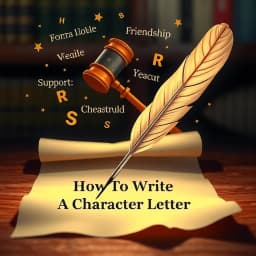 How to Write a Character Letter to a Judge for a Friend icon