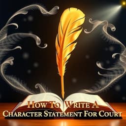 How to Write a Character Statement for Court icon