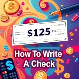 How to Write a Check for $125 icon